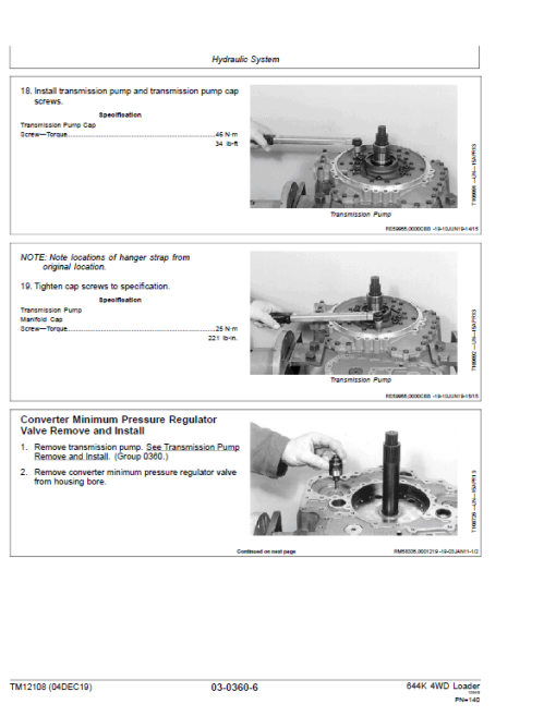 John Deere 644K 4WD Engine S2 & T3 Loader Technical Manual (S.N. 642444 - 658217) - Image 3