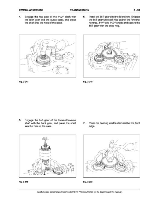 New Holland LW110, LW130, LW130TC Wheel Loaders Service Manual - Image 3