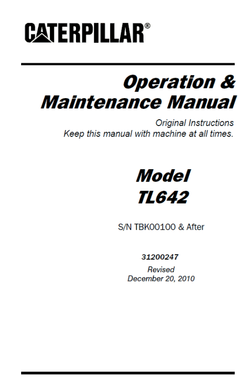 Caterpillar CAT D6R Track Type Tractor Service Repair Manual (S6X00001 and up) - Image 2