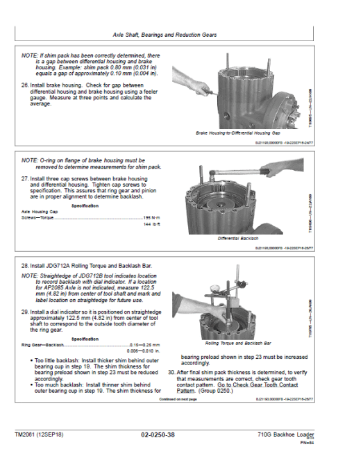 John Deere 710G Backhoe Loader Repair Technical Manual - Image 3