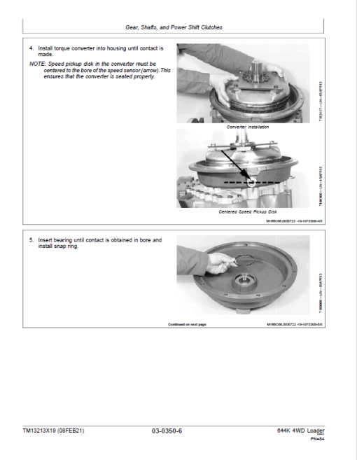 John Deere 644K 4WD Loader Technical Manual (S.N. after C000001 & D000001 - ) - Image 3