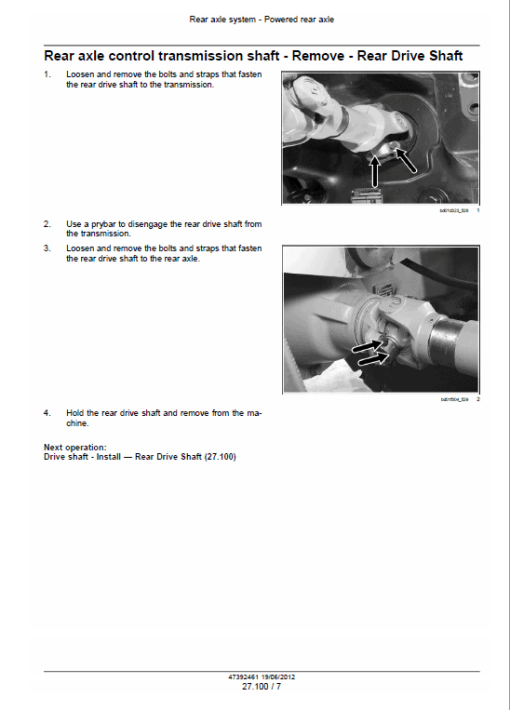 Case 1021F, 1121F Wheel Loader Service Manual - Image 4