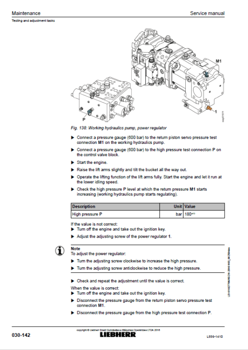 Liebherr L556 Type 1410 Wheel Loader Service Manual - Image 3