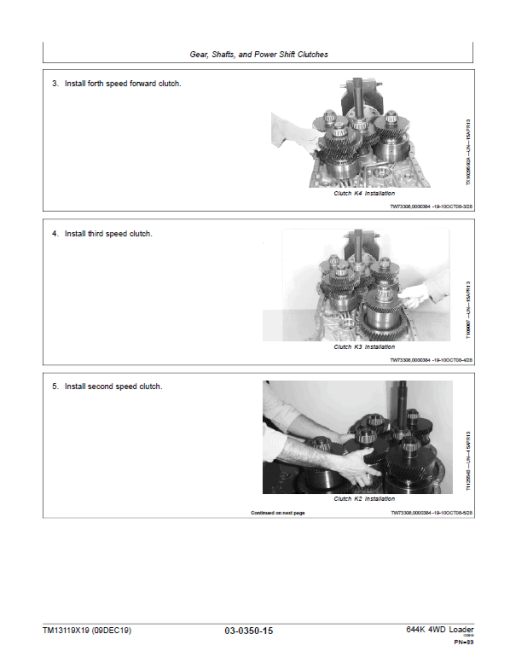 John Deere 644K 4WD Loader Technical Manual (S.N. after C658218 & D658218 - ) - Image 3