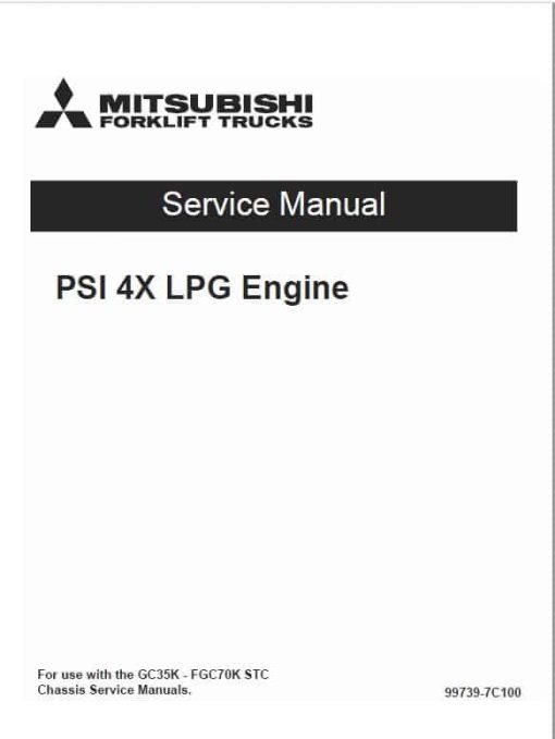 CAT GC35K, GC40K, GC40K STR, GC45K SWB, GC45K STR Lift Truck Service Manual - Image 3