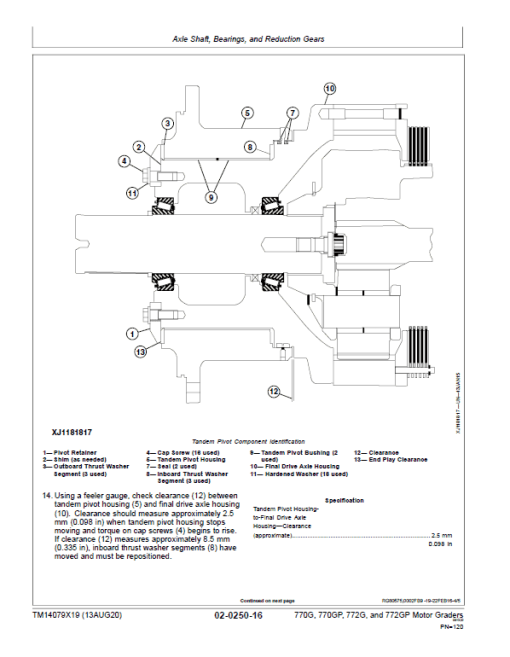 John Deere 770G, 770GP, 772G, 772GP Grader Technical Manual (S.N 680878 - 680877 ) - Image 3