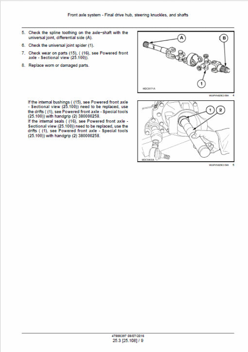 Case  Farmall 75N, 85N, 95N, 105N, 105V Tractor Service Manual - Image 3