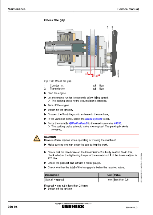 Liebherr L580 Type 459LG LogHandler Loader Service Manual - Image 3