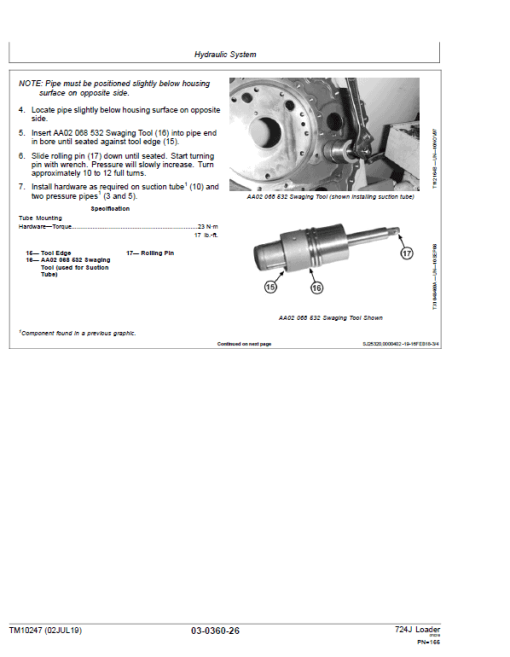 John Deere 724J Loader Repair Technical Manual (S.N. after 611219 -) - Image 3