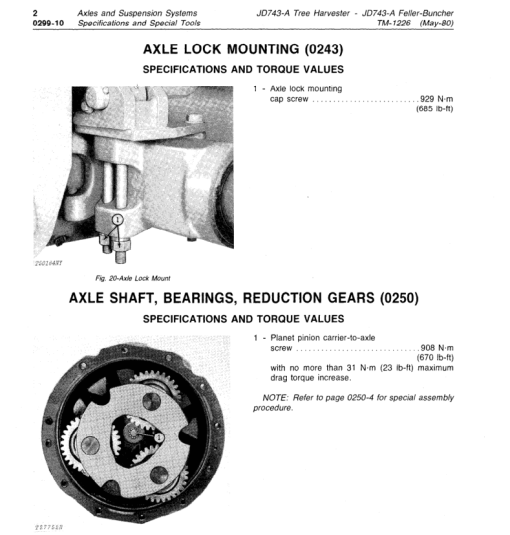 John Deere 743A Harvester & Feller-Buncher Technical Manual (TM1226) - Image 3