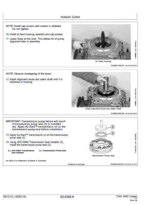 John Deere 724K 4WD Engine S2 & T3 Loader Technical Manual (S.N. 641523 - 658296) - Image 3