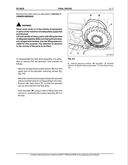 New Holland DC180.B Crawler Dozer Service Manual - Image 3