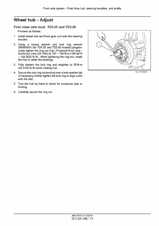 New Holland TD5.65, TD5.75, TD5.80, TD5.90, TD5.100, TD5.110 Tractor Manual - Image 3