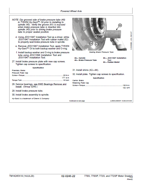 John Deere 770G, 770GP, 772G, 772GP Grader Technical Manual (S.N F680878 & L700954 - ) - Image 3