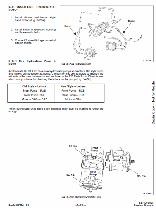 Bobcat 825 Skid-Steer Loader Service Manual - Image 3