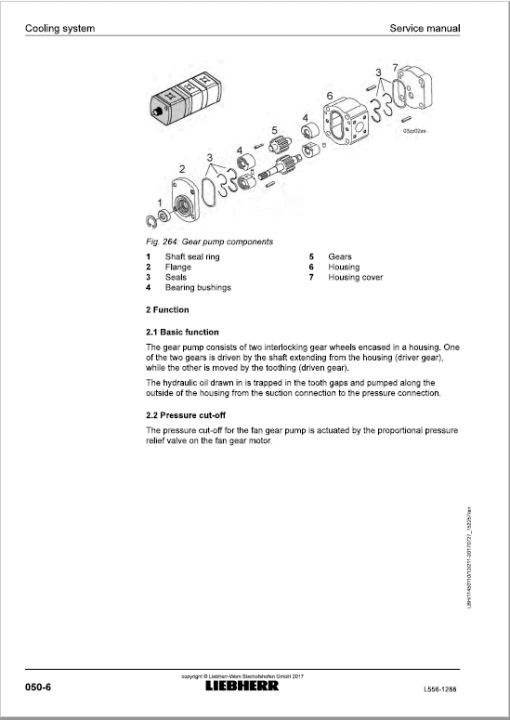 Liebherr L556 Type 1288 Wheel Loader Service Manual - Image 3