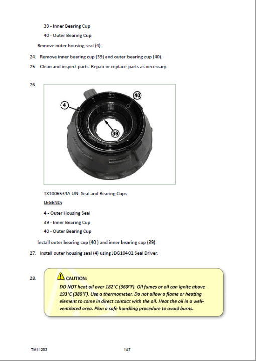 John Deere 444JR Forklift Technical Manual (S.N. after 620388 -) - Image 3