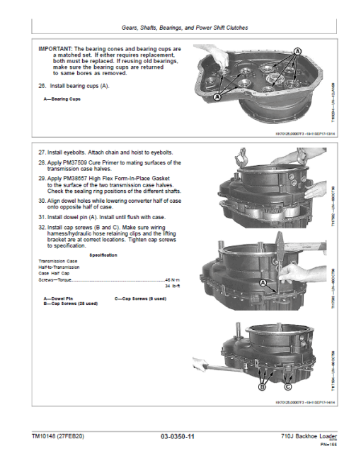 John Deere 710J Backhoe Loader Technical Manual (S.N before - 159769 & 161144 - 172184 ) - Image 3