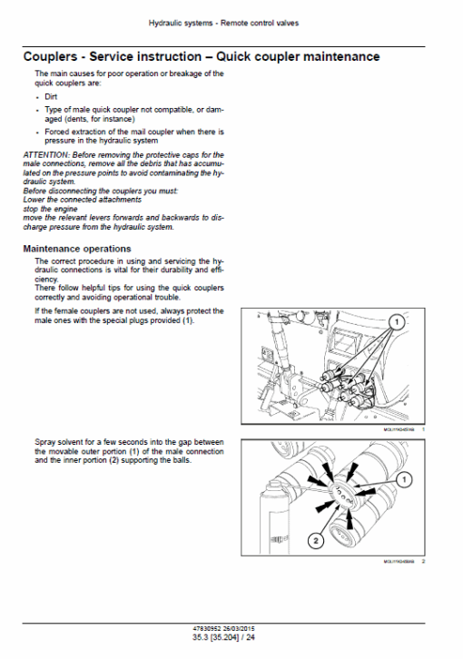 New Holland TK4020F, TK4020V, TK4030, TK4040, TK4040M Tractor Manual - Image 3