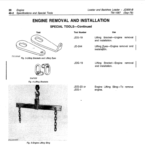 John Deere 300B Backhoe Loader Repair Technical Manual (TM1087) - Image 4