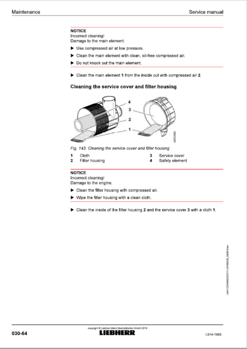 Liebherr L514 Type 1663 Wheel Loader Service Manual - Image 3