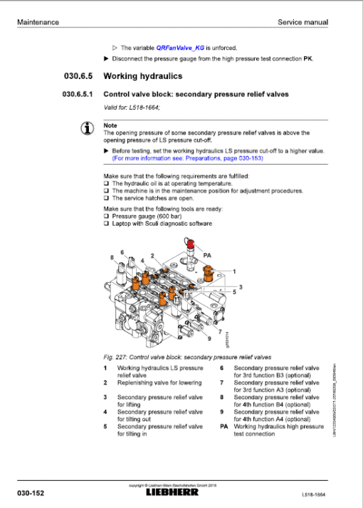 Liebherr L518 Type 1664 Wheel Loader Service Manual - Image 3