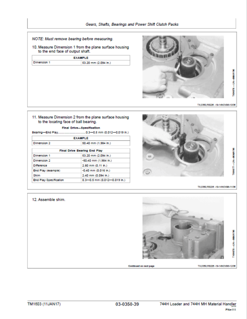 John Deere 744H and 744H MH Loader Repair Technical Manual - Image 3