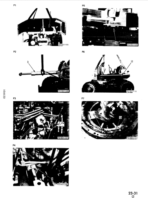 Komatsu PW20-1 and PW30-1 Excavator Service Manual - Image 3