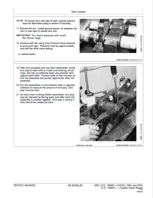 John Deere 450J, 550J, 650J Crawler Dozer Technical Manual (SN. from 159987 -216242) - Image 3