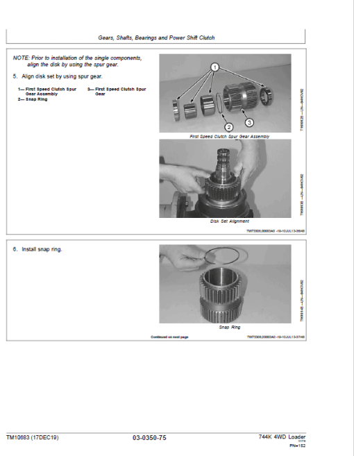 John Deere 744K 4WD Engine T3 & S2 Loader Technical Manual (S.N before - 632967 ) - Image 3