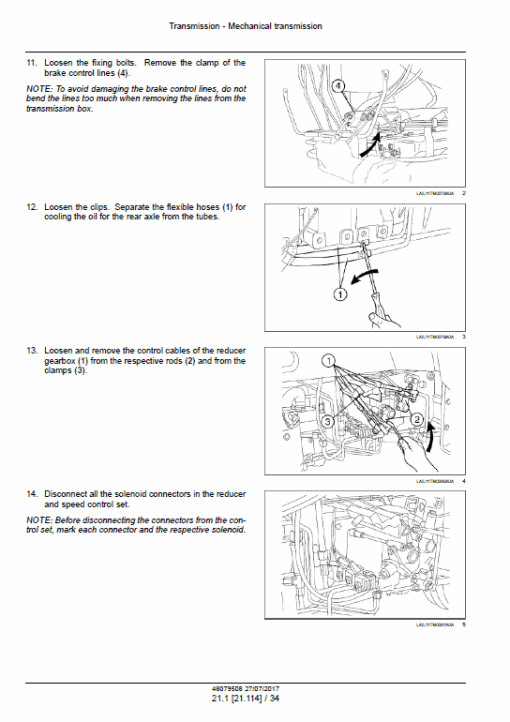 New Holland T7.140, T7.150, T7.165, T7.180 Tractor Service Manual - Image 3