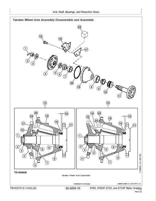 John Deere 870G, 870GP, 872G, 872GP Grader Technical Manual (S.N F680878 & L700954 - ) - Image 3