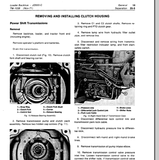 John Deere 500C Backhoe Loader Repair Technical Manual (TM1038) - Image 4