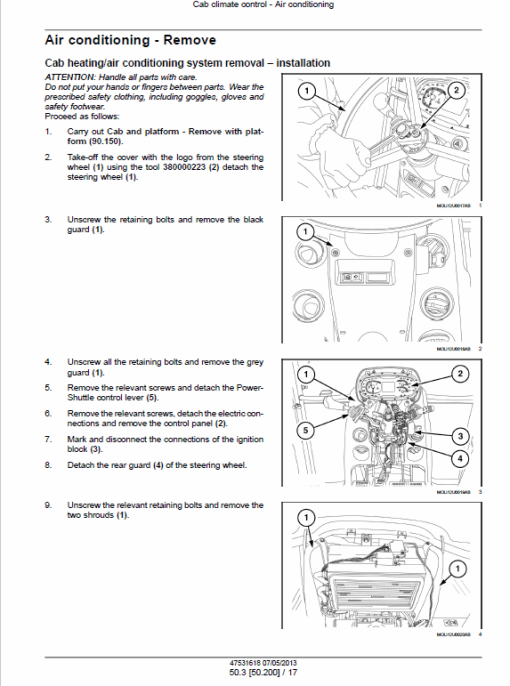 Case Farmall 85C, 95C, 105C, 115C Tractor Service Manual - Image 4