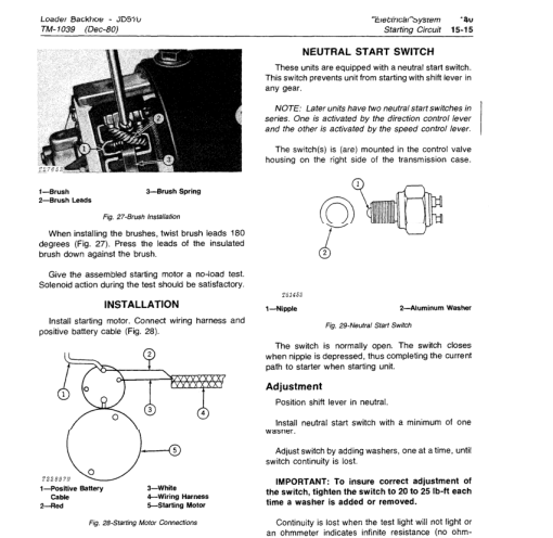 John Deere 510 Backhoe Loader Repair Technical Manual (TM1039) - Image 4