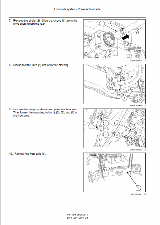 Case Farmall 90C, 100C, 110C, 120C Efficient Power Tractor Service Manual - Image 3