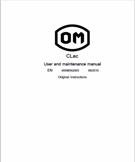 OM PIMESPO TL Series 4520 , CL Series 4521 and Series 4559 Workshop Repair Manual - Image 4