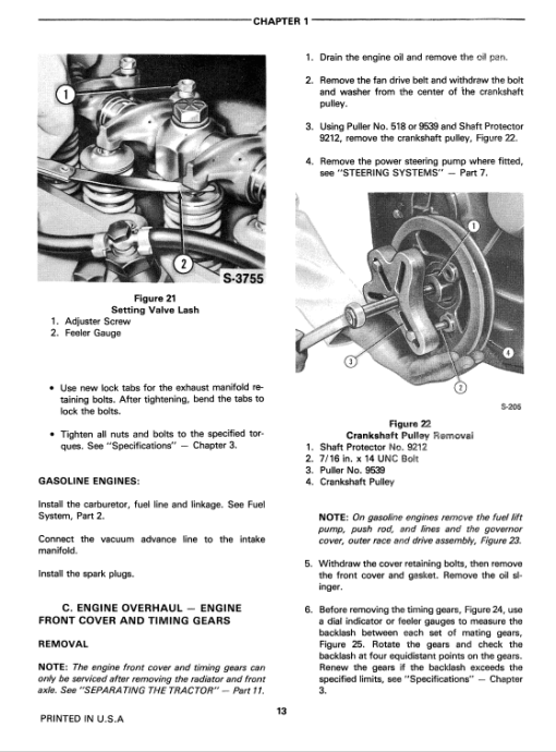 Ford 230A, 340A, 445, 530A, 540A, 545 Tractor Service Manual - Image 3