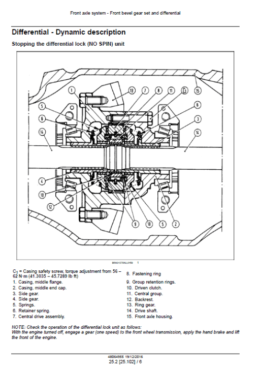 New Holland TD4020F, TD4030F,  TD4040F Tractor Service Manual - Image 3