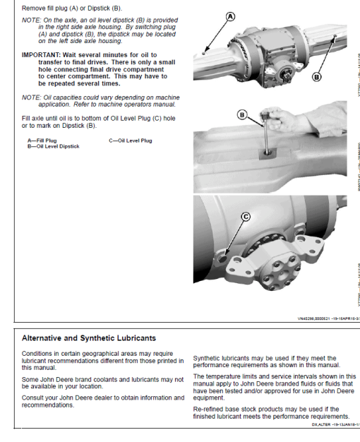 John Deere TeamMate II 1400 Series Inboard Planetary Axles Component Technical Manual (CTM138619) - Image 3