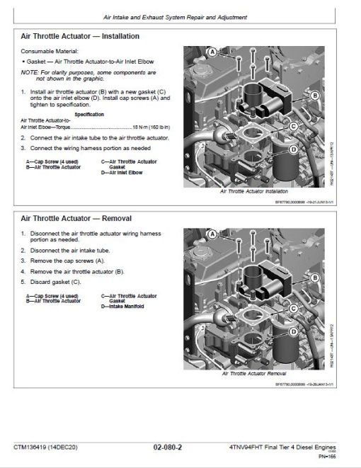 John Deere 4TNV94FHT Diesel Engine Tier 4 Component Technical Manual (CTM136419) - Image 3