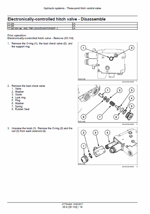 New Holland T7.230, T7.240, T7.245, T7.260, T7.270 Tractor Service Manual - Image 2