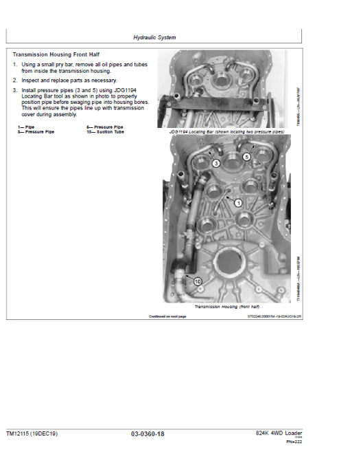 John Deere 824K 4WD Engine 6135HDW02 (iT4) Loader Technical Manual (S.N 641970 - 664578) - Image 3