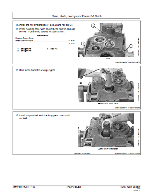 John Deere 824K 4WD Engine T3 & S2 Loader Technical Manual (S.N 641970 - 664099) - Image 3