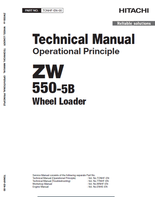 Hitachi ZW550-5B Wheel Loader Service Repair Manual - Image 3