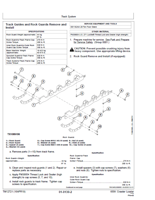 John Deere 655K Crawler Loader Technical Manual (SN. from E233169-E339206) - Image 3