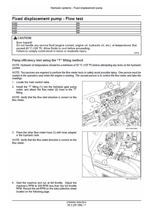 New Holland L223, L225, C232 SkidSteer Loader Service Manual - Image 3