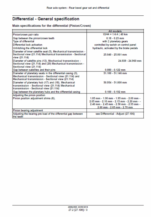 New Holland TD4040F Tractor Service Manual - Image 3