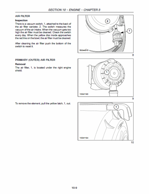 New Holland HW305, HW305S, HW325 Self-Propelled Windrowers Service Manual - Image 3