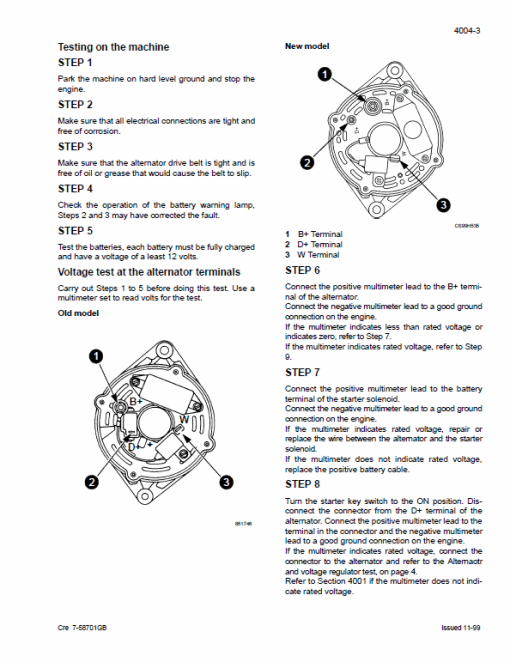 Case 588 Excavator Service Manual - Image 3